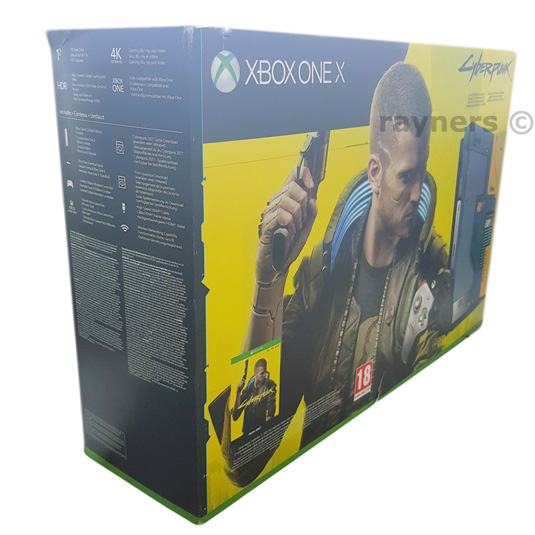 xbox one x 1tb limited edition cyberpunk 2077 console bundle