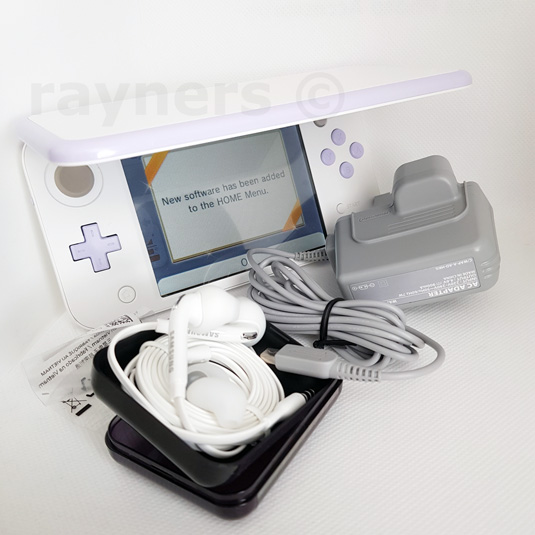 No Box Nintendo 2ds Xl Lavender And White Console Tomodachi Game Bundle Ebay